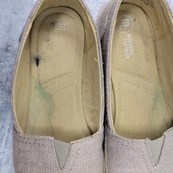 Mootsies Tootsies | Beige Sparkly Espadrille Flats - Picture 2 of 8